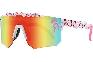 RICONE Two Sizes Cycling Sunglasses Polarized UV400 for Adults Youth Boys Girls Men Women Baseball Sports Glasses Outdoor