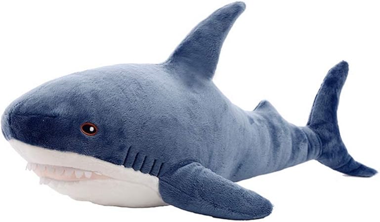 Amazon サメ ぬいぐるみ 特大 抱き枕 クジラ 海洋動物 人形 寝室 部屋 ソファ サメ枕 おもちゃ かわいい ふわふわ 毛玉しにくい キャラクター 鮫ぬいぐるみ 子供プレゼント お祝い ブルー グレー 45 140 ぬいぐるみ おもちゃ