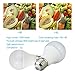 (6 Pack) Homelek 7W LED Light Bulbs, Equivalent to 55W, E27 Base, A19 Bulb, 600 Lumen, 3000 Kelvin, Warm White