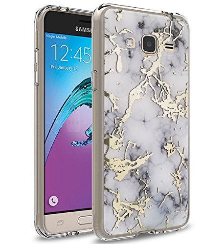 Galaxy j3 case,kaka ultra-thin slim fit marble pattern shock abso…