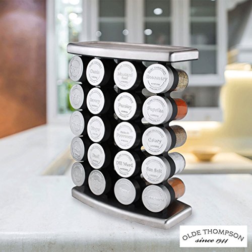 Olde Thompson Stainless Steel 20 Jar Spice Rack With Uganda Ubuy