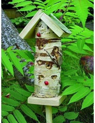 Wildlife World Ladybird Tower Habitat (One Size) (Green)