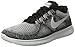 Nike Womens Free RN 2017 Running Shoe, Wolf Grey/Off White-Pure Platinum-Black (Size 9)