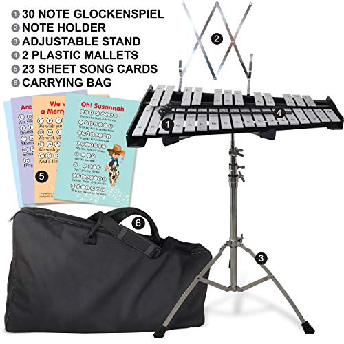 6 30+note+Professional+Glockenspiel+Xylophone
