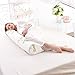 sheltin Water Droplets Shape High Resilience Foam Body Pillow with Hypoallergenic Removable Bamboo Cover - The Best Pregnancy Wedge Contour Support Body, Belly, Neck, Back, Knees