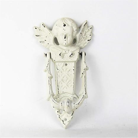 YAzNdom Manija De La Puerta Hierro Fundido Golpeador De Puerta Antigua