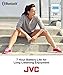 JVC Gumy Wireless Earbud Headphones, Sweat Proof IPX2, 7 Hours Long Battery Life, Nozzle Fit Earpiece for Secure Fit - HAF250BTP (Pink)
