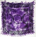 Triple Moon Altar Cloth 18" x 18"