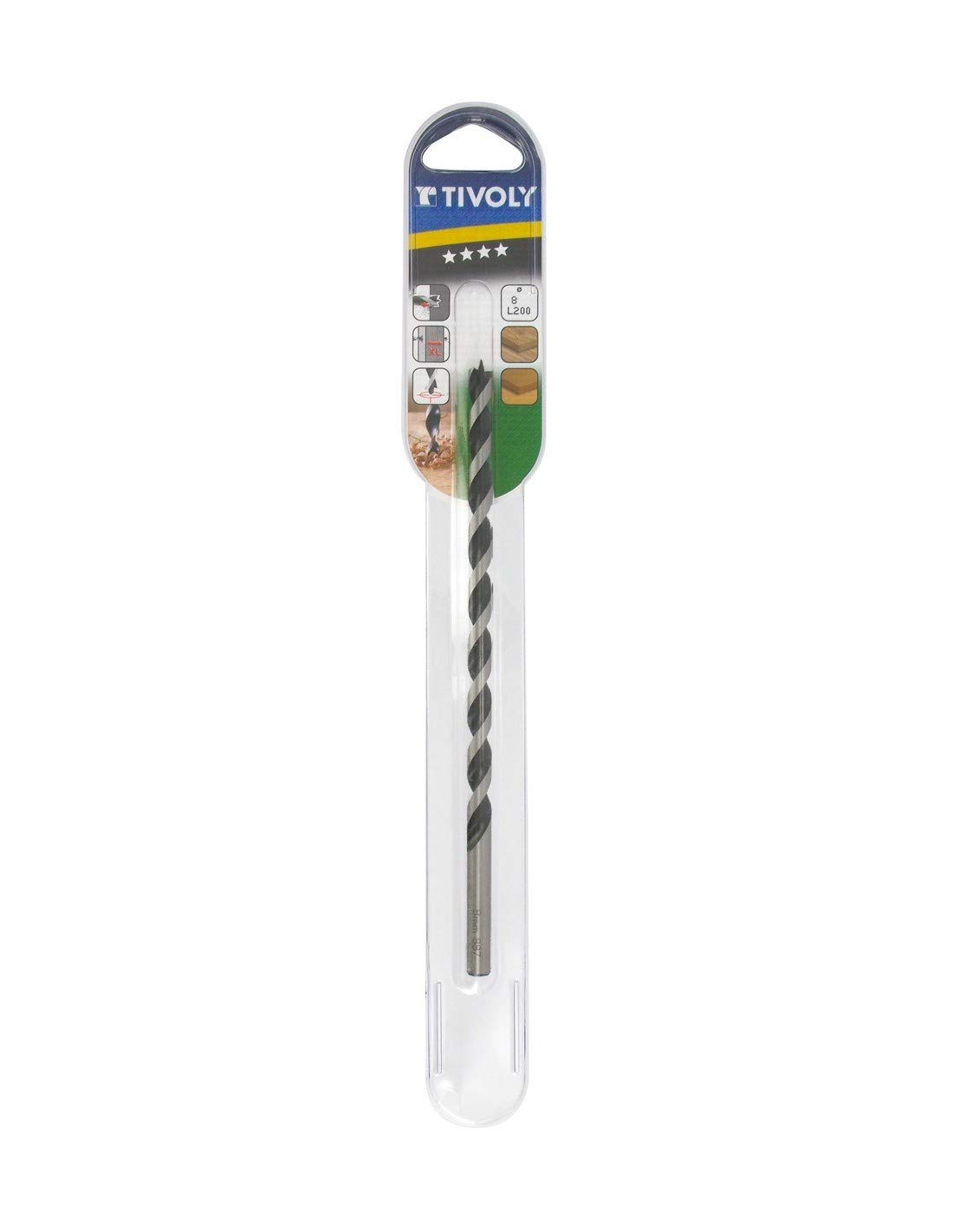 Tivoly Spur Wood Drill Bit, Clear, 10800521200