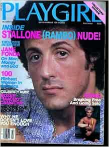Playgirl Magazine, issue dated October 1985 SYLVESTER STALLONG on cover