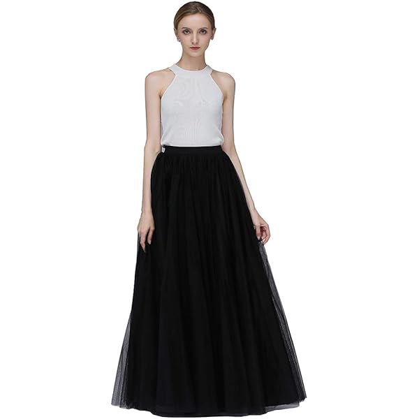 【Acka】tulle long skirt Amazon.com: Women Fairy Tulle Long Skirt Mesh Layered