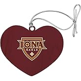 GRAPHICS & MORE Iona College Primary Logo Heart Love Wood Christmas Tree Holiday Ornament