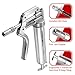Carbyne Pistol Grip Mini Grease Gun, 3000 PSI, Heavy Duty Professional Quality, Knurled Steel Barrel. 12 inch Heavy Duty Reinforced Flex Hose, 4 inch Rigid Tube & Coupler. 2-Way Loading