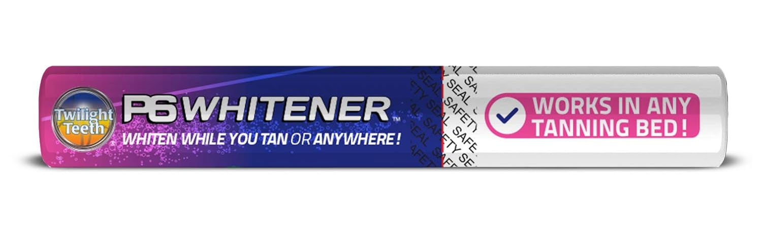 Twilight Teeth – Whitening Kit – Specially Designed Kit Includes Whitener Gel, Mouthpiece For Tanning Bed Use & A Powerful UV Light Mouthpiece For At Home Whitening – No Rinse Gel Whitener Formula: Beauty