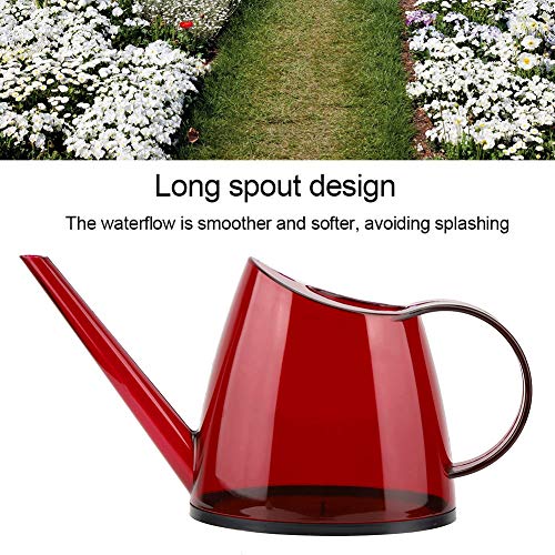 Jeffergarden Fashionable Uncovered Garden Sprayer with Long-Spout Candy-Colored Watering Can 1.2L(Red)