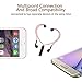 CHSMONB Bluetooth Earphones, Wireless Sports Headphones In-Ear Wireless Bluetooth Headphones Sweatproof Bluetooth Earphones Earbuds Stereo with Mic Bass Noise Cancelling for Gym Running Workout.