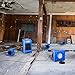 B-Air VP-25 1/4HP Blower Floor Fan, High Velocity Heavy Duty Industrial Air Mover, Utility Electric Carpet Dryer, Water Damage Equipment, Green