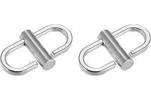 Adjustable Metal Buckles for Chain Strap Bag, 2Pcs Chain Strap Length Shortener Clasps for DIY Chain Links Connector, Silver(
