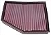 K&N Engine Air Filter: Increase Power & Acceleration, Washable, Premium, Replacement Car Air Filter: Compatible with 2003-2011 BMW (650i, 520i, 540i, 550i, 545i, 645Ci), 33-2294