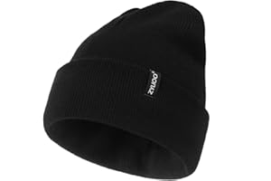 Zylioo XXL/XL/L/M/S Beanie Hats,Plus Size Cuffed Knitted Hats,Large Ribbed Skull Cap for Big Heads,Small Winter Watch Cap