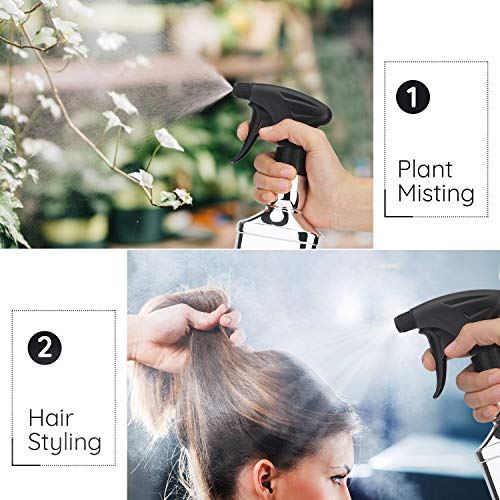 2 Packs Barber Water Spray Bottle, Segbeauty 8.79oz 260ml Hair Mist