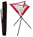 Trademark Innovations Portable Batting Ball Caddy with Carry Bag for Baseball & Softball Practice,Red