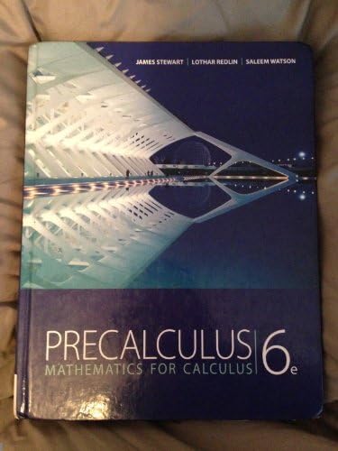 Precalculus: Mathematics for Calculus (Standalone Book): Stewart