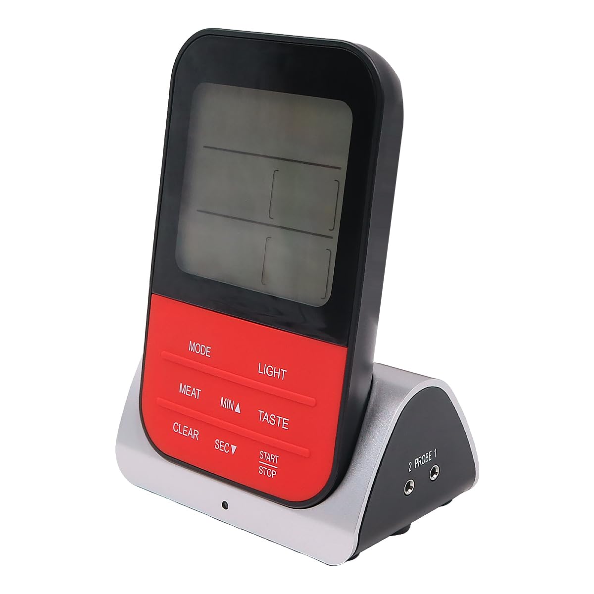 Tiardey Wireless Barbecue Thermometer Roasting Thermometer with Magnetic Base Temperature Alarm Timer Alarm for Oven BBQ Camping Grill Accessories