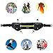Hydration Running Belt with 2 Water Bottles, OMOTON Multifunctional Zipper Pockets Water Resistant Runner's Waist Pack, For Running, Race, Marathon, Hiking, Cycling, Climbing, Camping, Black