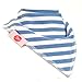 Zippy Fun Baby Bandana Drool Bibs (4 Pack Gift Set) Stylish Blues