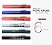 Primacare DL-9224 Pack of 6 Disposable Diagnostic Penlight with Imprinted Pupil Gauge, Lightweight and Moulded Plastic Body Medical Pen Light for Nurse, Student, Doctors EMT, Multicolor
