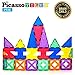 PicassoTiles Building Blocks Inspirational Kit 3D Building Construction Toys Clear Magnetic Stacking Set STEM Playboards Magnet Felt Tiles Novelty Games, Creativity Beyond Imagination