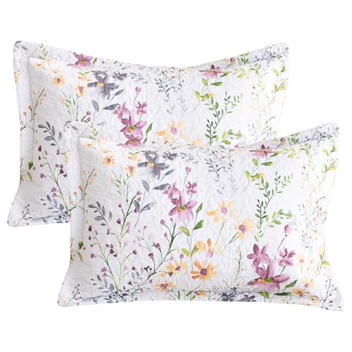 Lady Ann Cotton Quilted Pillow Sham Set