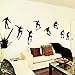 Docooler Skateboard Sports Cool Life Simple Black DIY Wall Stickers Wallpaper Art Decor Mural Room Decal ay9148 (90 60cm)