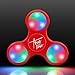 The Original Fidget LITE: The LED Light Up Fidget Spinner with Clickable On/Off Lights w/ 3 Light Modes and Replaceable Batteries - Perfect for Relieving Stress/Anxiety and Boosting Attention - Red