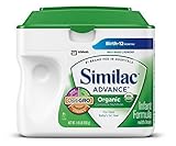 Similac Advance Organic Infant Formula with Iron, Powder, 23.2 Ounces (Pack of 6) (Packaging May Vary) by Similac