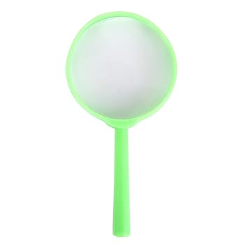 ellaroom Unique Children Magnifying Glass Magnifier Learning Science Educational Toy Individual(None Green 60 Magnifying Glass)