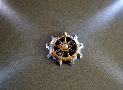 Inspired by Fallout video game Vault 111 fridge magnet.(SM, Gold/Black)