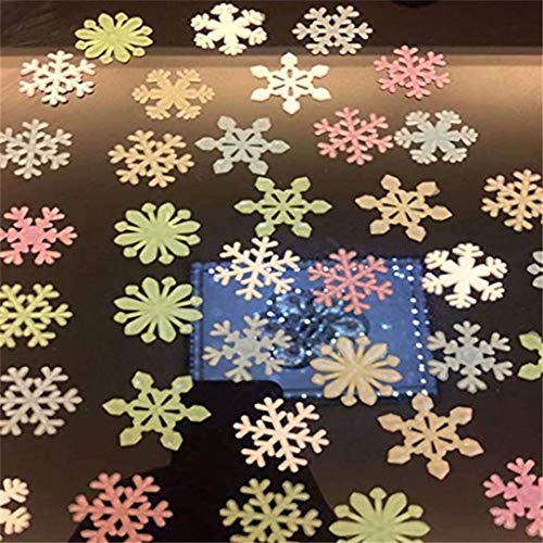 5 CARDEON+Luminous+Snowflake+Fluorescent+Wallpaper