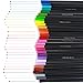 qianshan 30 Colors Fibre Tip 0.4MM Colored Fineliner Pen Fine Point Sketch Drawing Marker - perfect for coloring books for adults