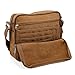 Oct17 Men's Vintage Canvas Crossbody Bag Shoulder Casual Handbag School Messenger Bags Satchel - Coffee