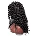 L Part Lace Front Wigs For Black Women Long Curly Heat Resistant Synthetic Hair Replacement Wigs Natural Black 26 Inch