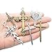 iloveDIYbeads 20pcs Mixed Cross Charms Pendants Beads Charms Pendants for Crafting, Jewelry Findings Making Accessory For DIY Necklace Bracelet Craft Supplies (M023)