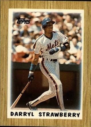 Amazon.com: 1987 Topps Mini Leaders Baseball Card #26 Darryl Strawberry