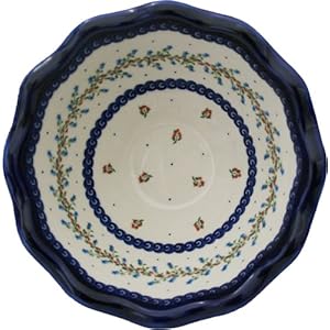 Polish Pottery Ceramika Boleslawiec 0413/166 5-3/4-Cup Bowl Fala, Small