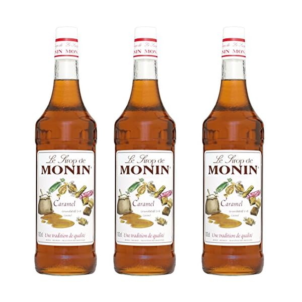 Monin Sirup Caramel, 1,0L 3er Pack