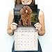 2025 2026 Poodle Calendar - Dog Breed Monthly Wall Calendar - 12