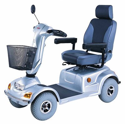 Heavy Duty 4 Wheel Scooter Color: Blue