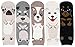 Lovful Lady's 5 Pack of Fashion Cartoon Dog Animals Cute Socks, Multicoloured