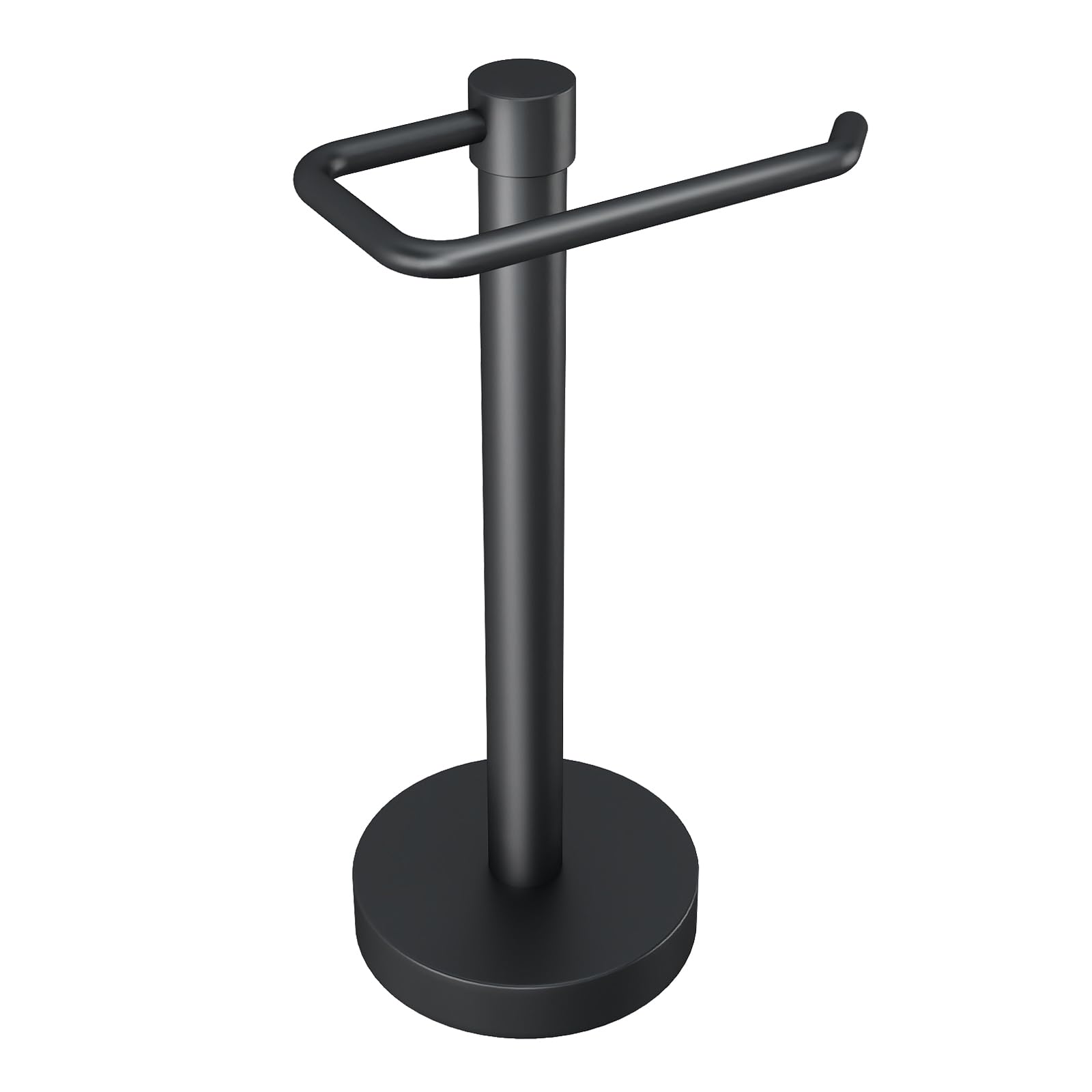 Photo 1 of YUMORE Hand Towel Holder Stand Countertop Towel Rack Free Standing Towel Bar Hanger for Bathroom Kitchen Pro Max Matte Black